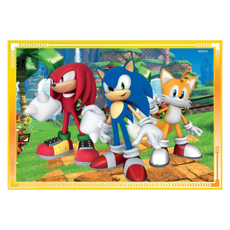 Afbeelding laden in galerijviewer, Clementoni puzzels sonic, 4in1