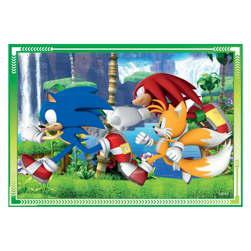 Afbeelding laden in galerijviewer, Clementoni puzzels sonic, 4in1