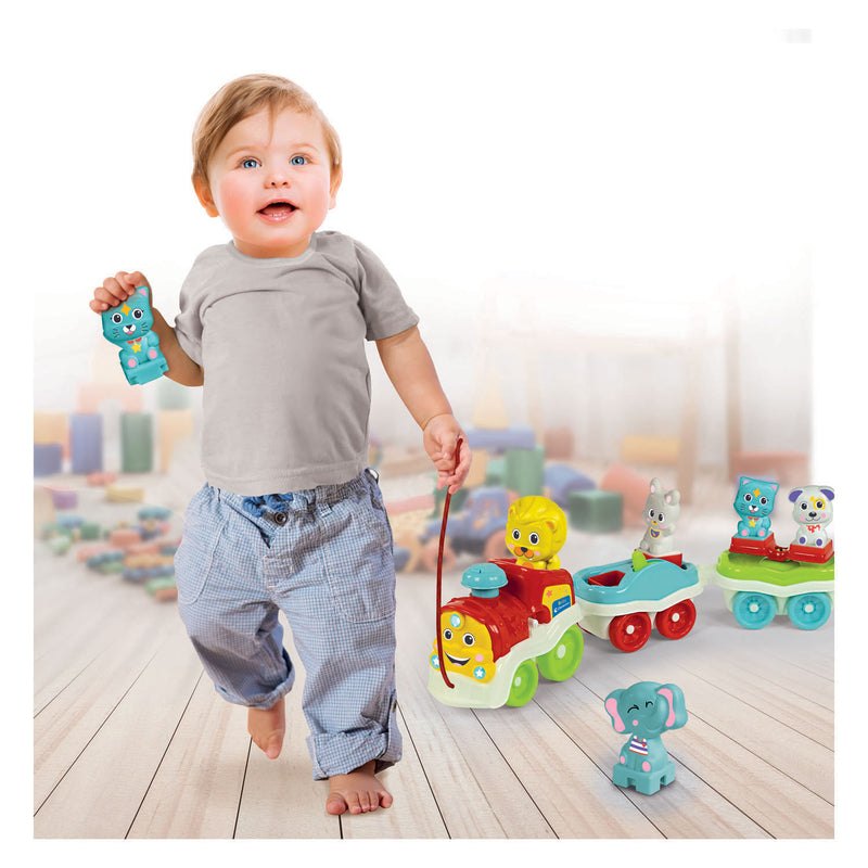 Load image into Gallery viewer, Clementoni Baby Dierentrein Interactief 3in1