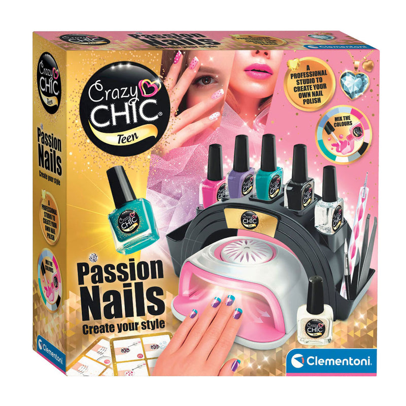 Load image into Gallery viewer, Clementoni crazy chic passion nails nagelset