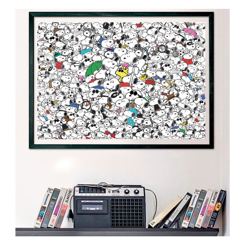 Afbeelding laden in galerijviewer, Clementoni legpuzzel impossible peanuts snoopy, 1000st.