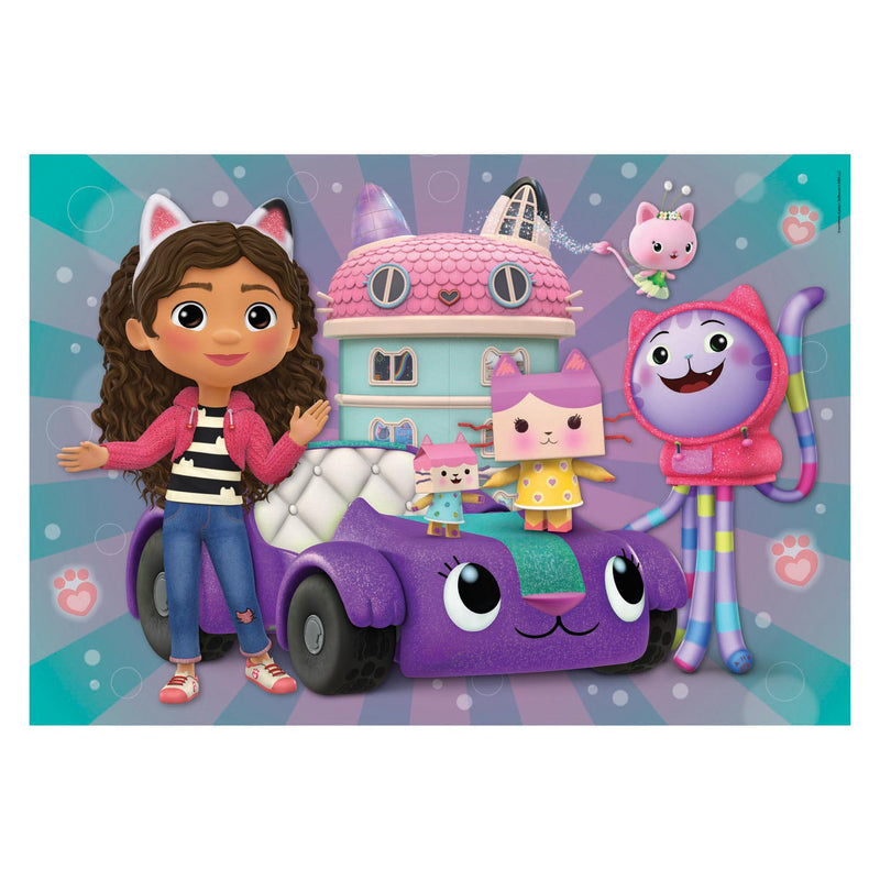 Load image into Gallery viewer, Clementoni supercolor puzzel gabbys dollhouse 2x20 stukjes