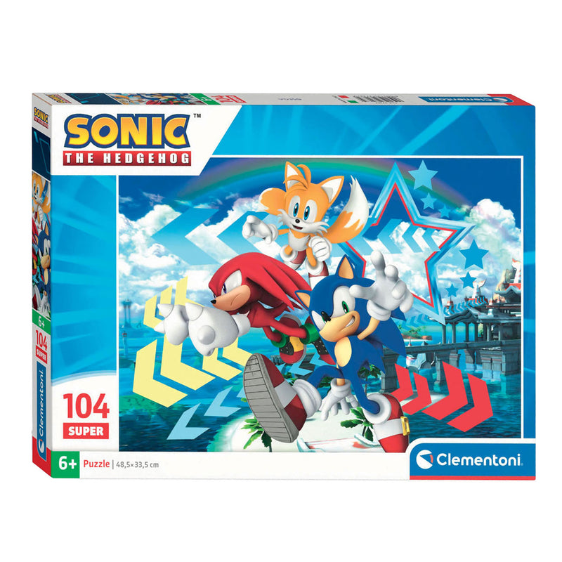 Load image into Gallery viewer, Clementoni legpuzzel super sonic, 104st.