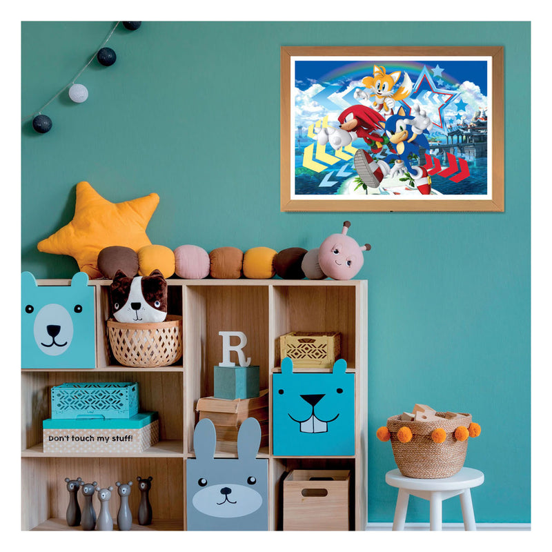 Afbeelding laden in galerijviewer, Clementoni legpuzzel super sonic, 104st.