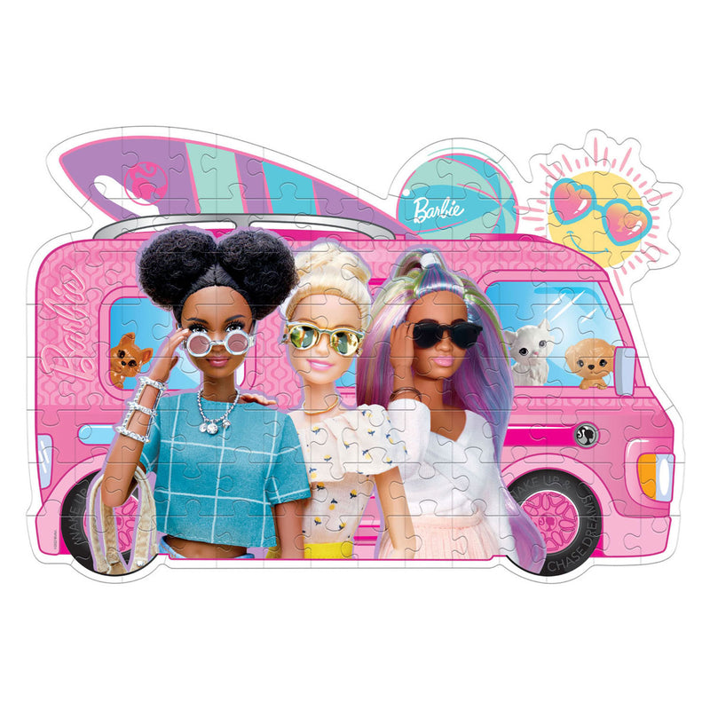 ギャラリービューアに画像をロードする, Clementoni legpuzzel super color - barbie surfbus,104st.