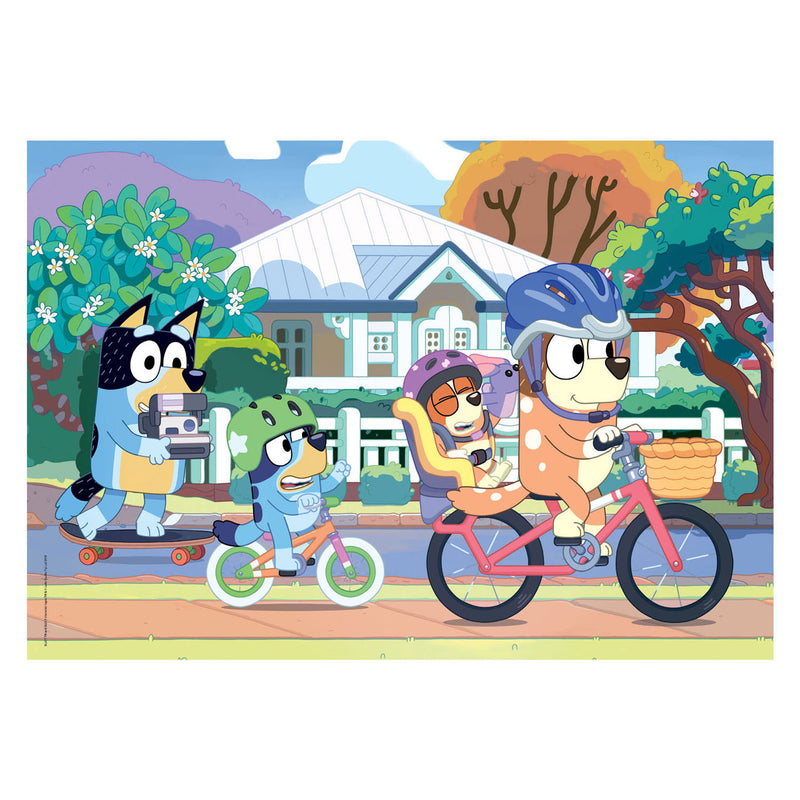 Chargez l'image dans la visionneuse de la galerie, Clementoni Legpuzzel Super Color Bluey Fietsen, 24st.