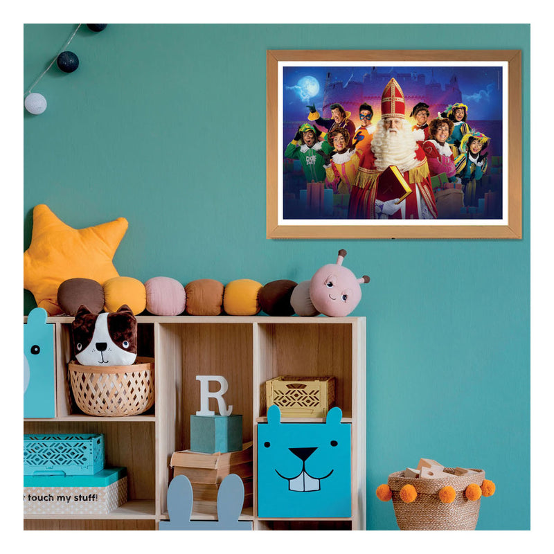 Afbeelding laden in galerijviewer, Clementoni legpuzzel super color - club van sinterklaas, 60st.