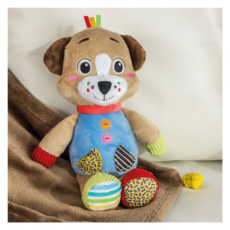 Load image into Gallery viewer, Clementoni baby mijn eerste dierenknuffel - hond