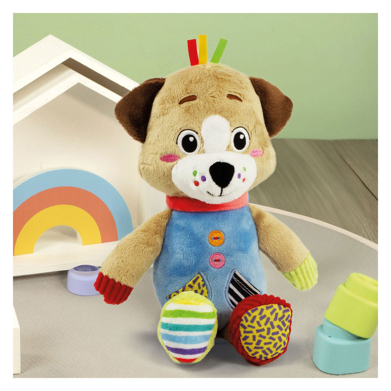 Load image into Gallery viewer, Clementoni baby mijn eerste dierenknuffel - hond