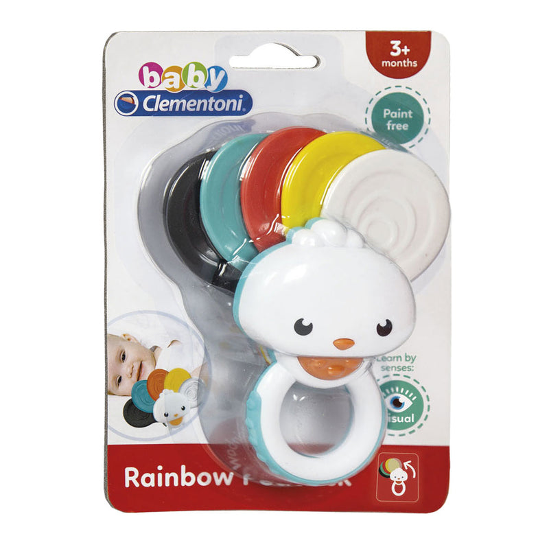 Load image into Gallery viewer, Clementoni baby rammelaar pauw