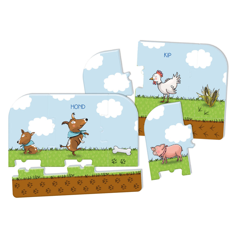 Load image into Gallery viewer, Clementoni fien teun boerderij educatief spel