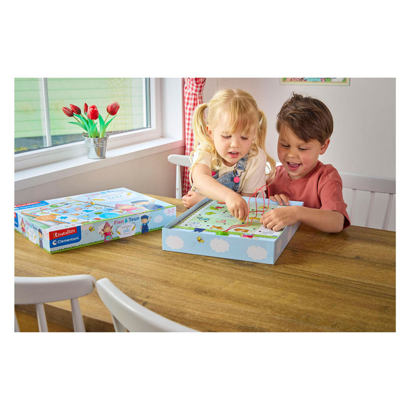 Afbeelding laden in galerijviewer, Clementoni interactive quiz fien teun 3-5 jaar