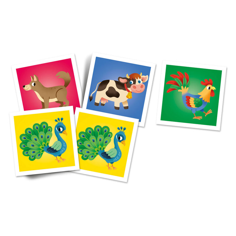 ギャラリービューアに画像をロードする, Clementoni memospel boerderijdieren