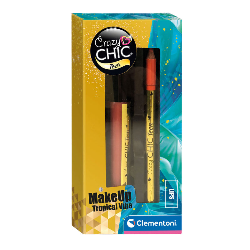 Load image into Gallery viewer, Clementoni crazy chic lipgloss en lippotlood tropical vibe, 2st.