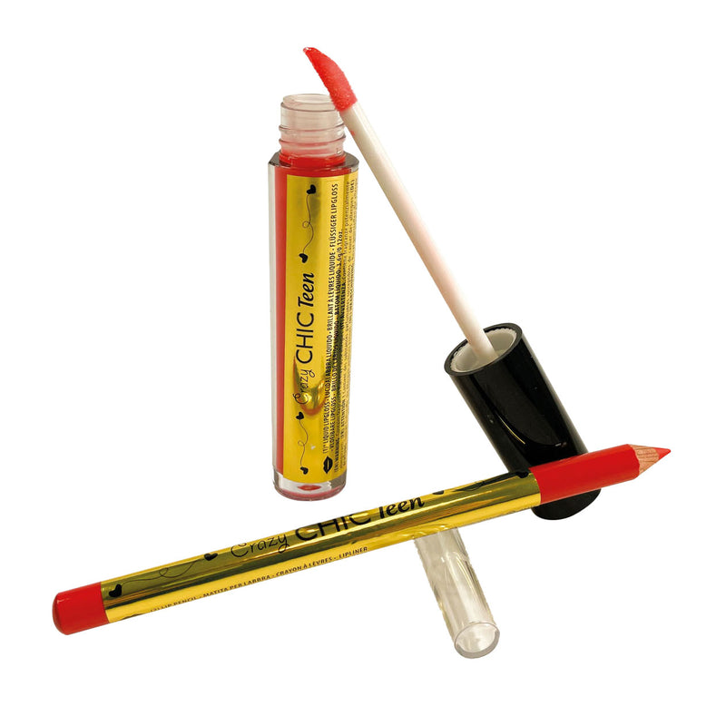 Afbeelding laden in galerijviewer, Clementoni crazy chic lipgloss en lippotlood party queen, 2st.