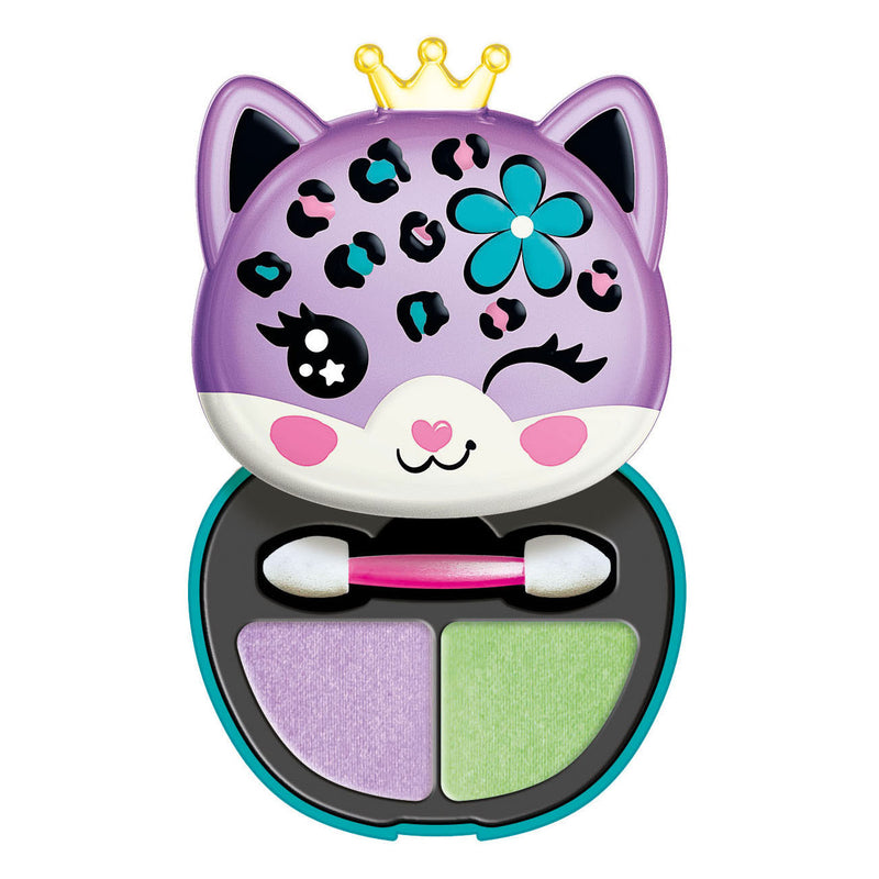 Afbeelding laden in galerijviewer, Clementoni crazy chic oogschaduw in make-up doosje luipaard