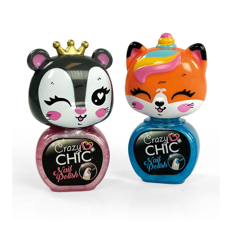 Afbeelding laden in galerijviewer, Clementoni crazy chic nagellak blauw rood, 2st.