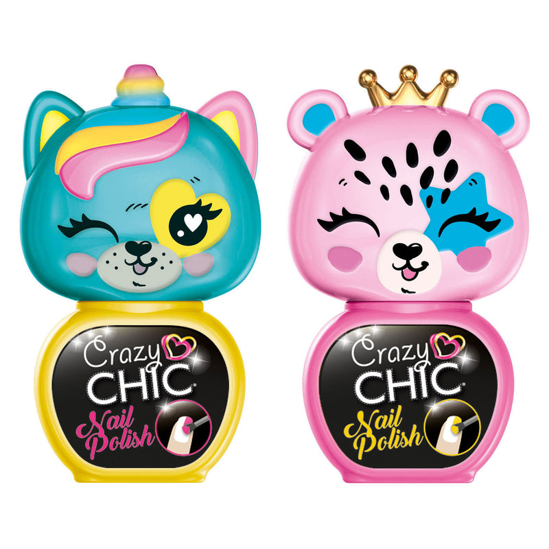 Chargez l'image dans la visionneuse de la galerie, Clementoni crazy chic nagellak geel roze, 2st.