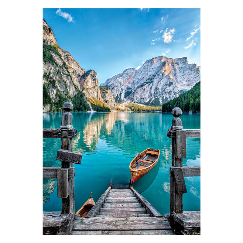 Afbeelding laden in galerijviewer, Clementoni legpuzzel braies lake, 500st.