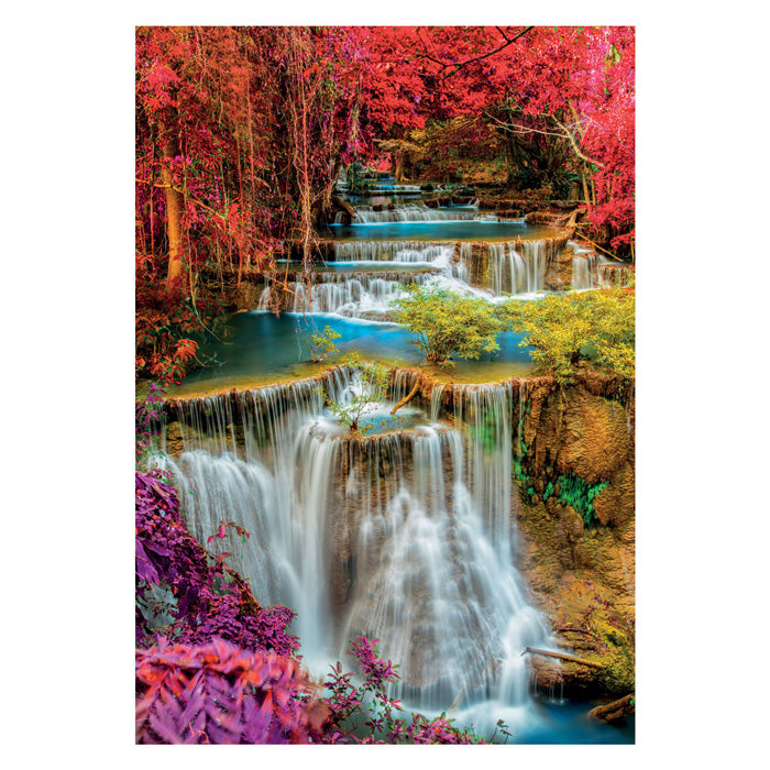 Afbeelding laden in galerijviewer, Clementoni legpuzzel colourful thai falls, 1000st.