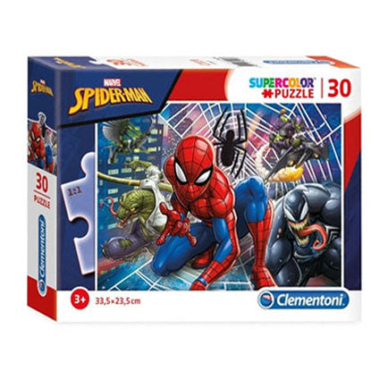 Load image into Gallery viewer, Clementoni legpuzzel super color spiderman, 30st.