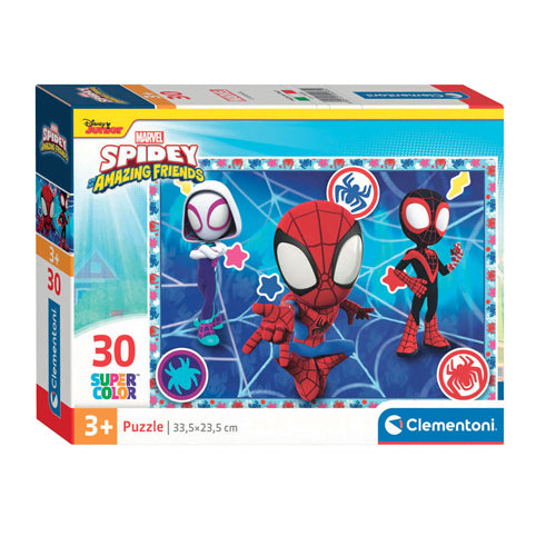 Load image into Gallery viewer, Clementoni legpuzzel super color marvel spidey, 30st.