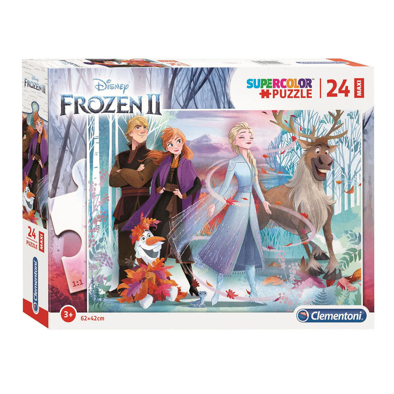 Load image into Gallery viewer, Clementoni legpuzzel super color maxi frozen ii, 24st.