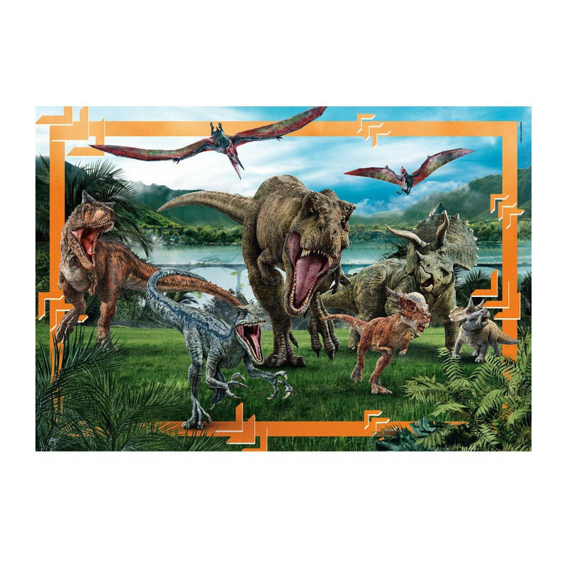 Afbeelding laden in galerijviewer, Clementoni legpuzzel super color maxi jurassic world, 104st.