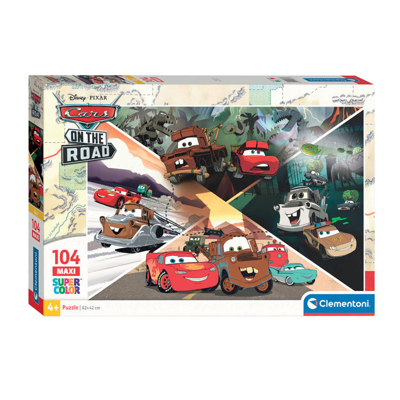 Load image into Gallery viewer, Clementoni legpuzzel super color maxi disney cars, 104st.