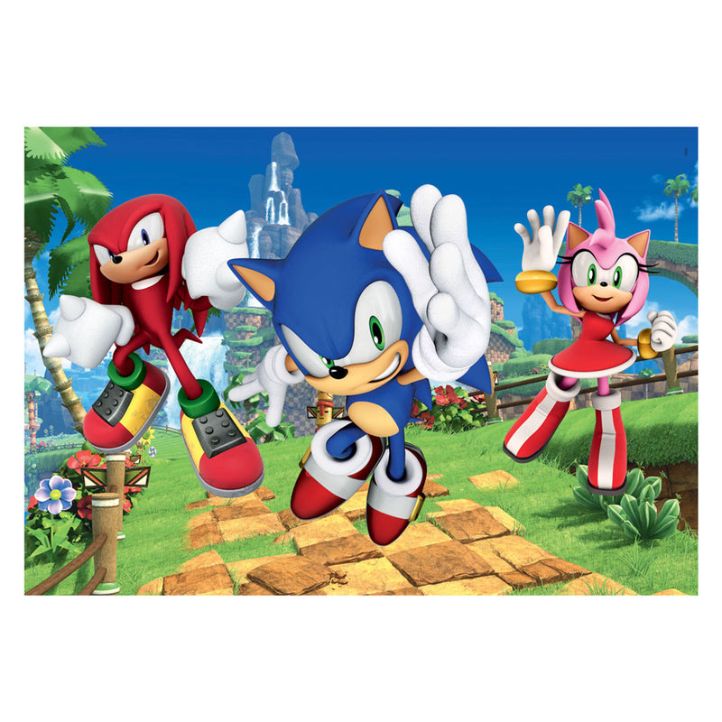 Afbeelding laden in galerijviewer, Clementoni legpuzzel super color maxi sonic, 104st.