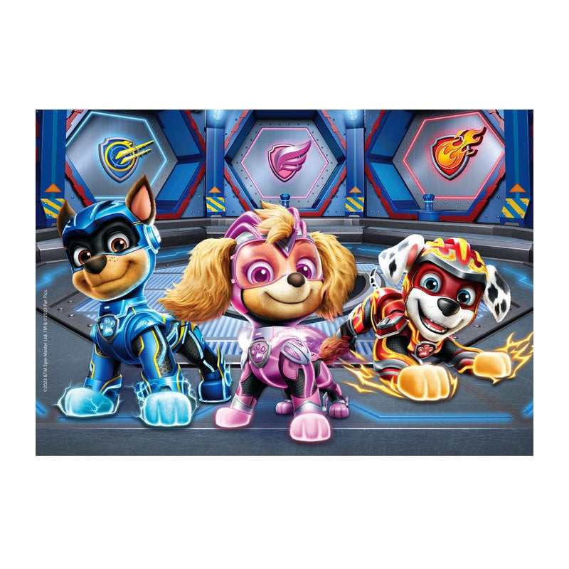 Load image into Gallery viewer, Clementoni legpuzzel super color paw patrol the mighty movie, 2x60st.
