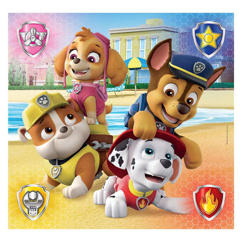 Afbeelding laden in galerijviewer, Clementoni legpuzzel super color vierkant paw patrol, 3x48st.