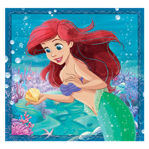 Load image into Gallery viewer, Disney clementoni legpuzzel super color vierkant princess, 3x48st.