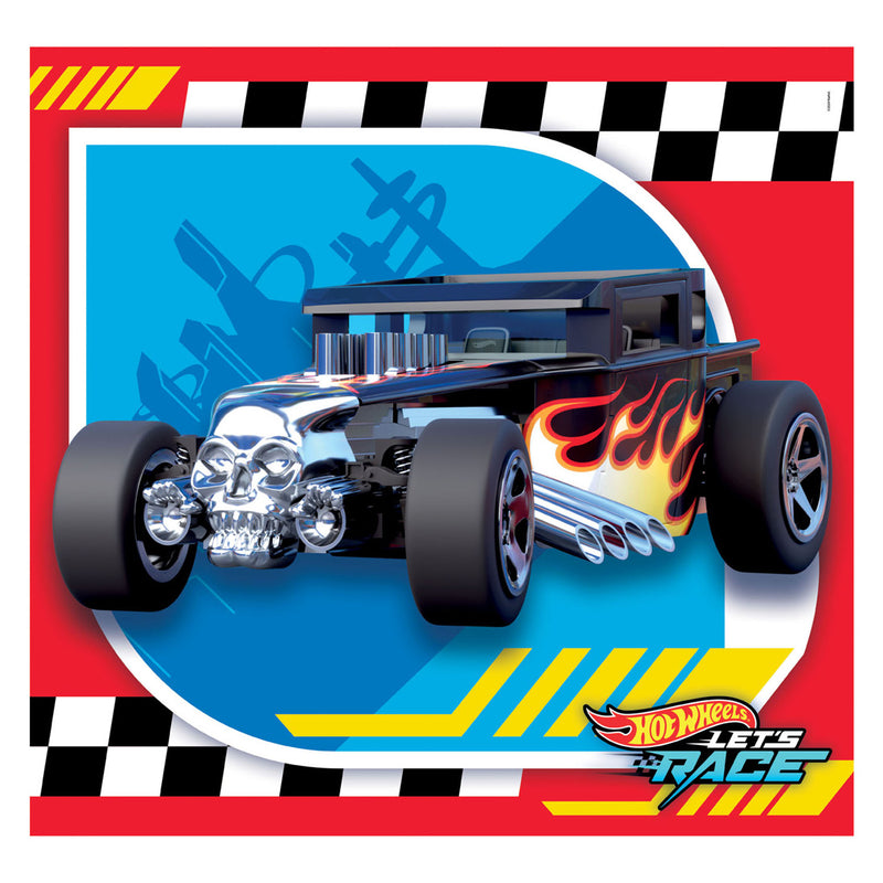 ギャラリービューアに画像をロードする, Clementoni legpuzzel super color vierkant hot wheels, 3x48st.