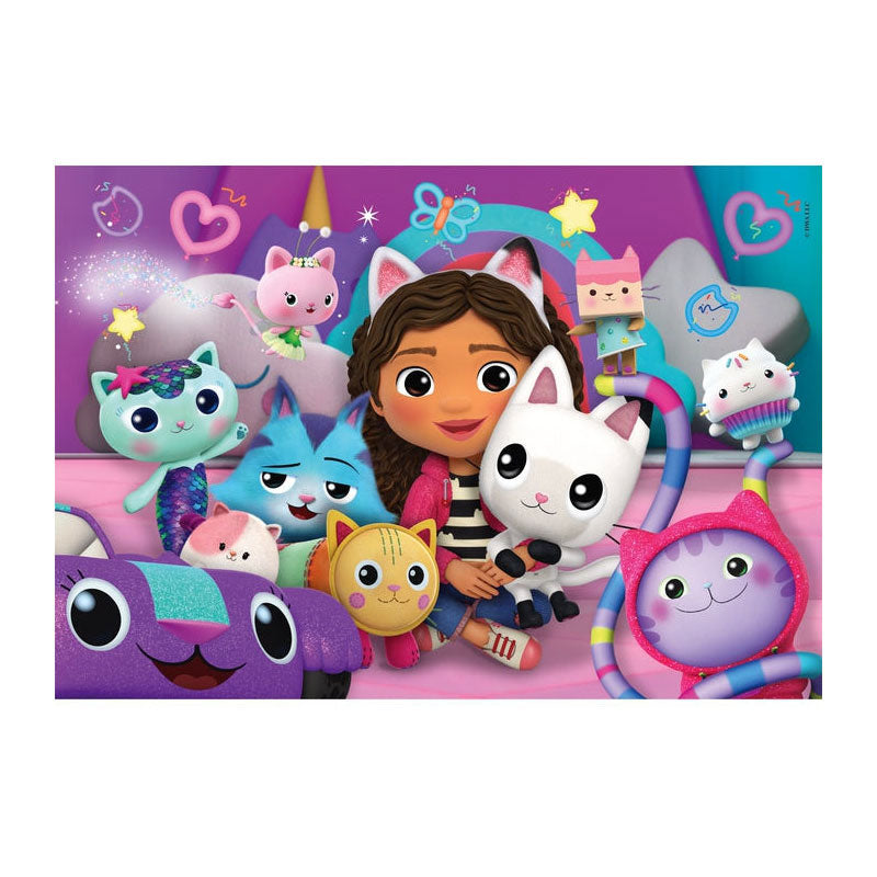 Load image into Gallery viewer, Clementoni legpuzzel super color gabby's poppenhuis, 60st.