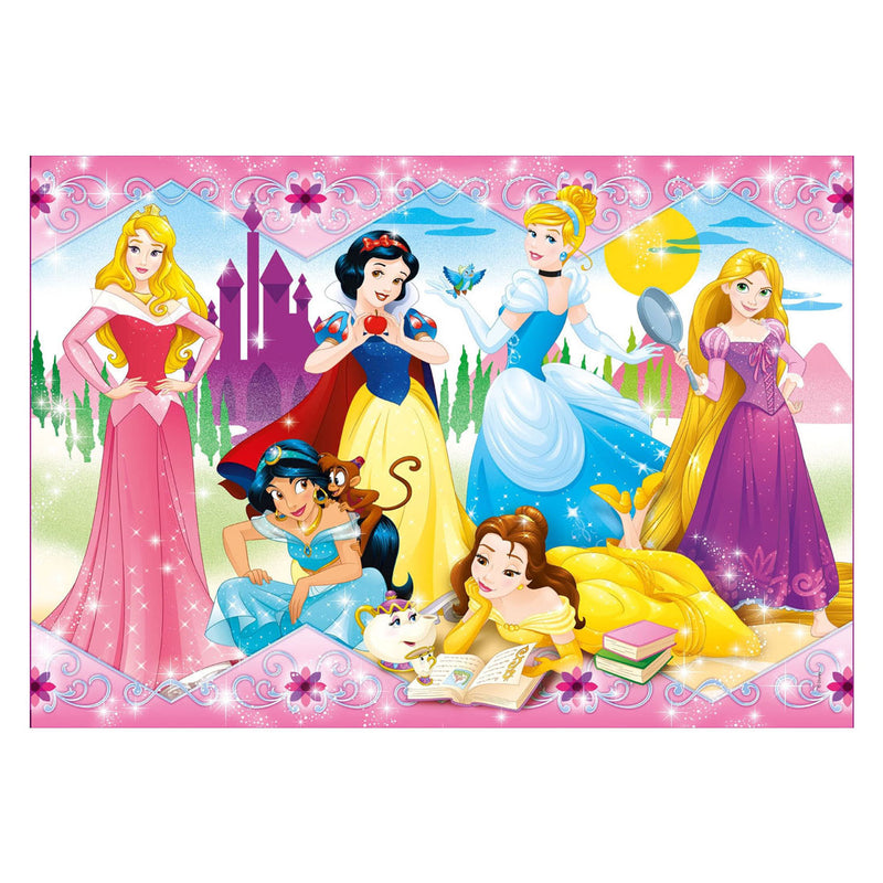 Load image into Gallery viewer, Clementoni legpuzzel super color disney prinses, 104st.