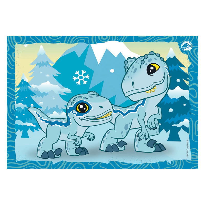 Afbeelding laden in galerijviewer, Clementoni legpuzzel 4in1 jurassic world