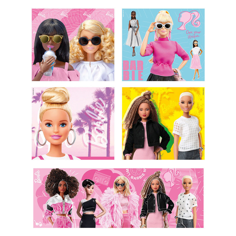 Afbeelding laden in galerijviewer, Clementoni legpuzzel super color 10in1 barbie
