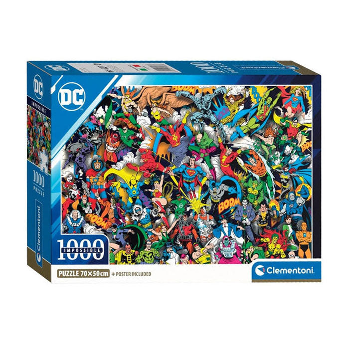 Load image into Gallery viewer, Clementoni legpuzzel dc comics justice league, 1000st.