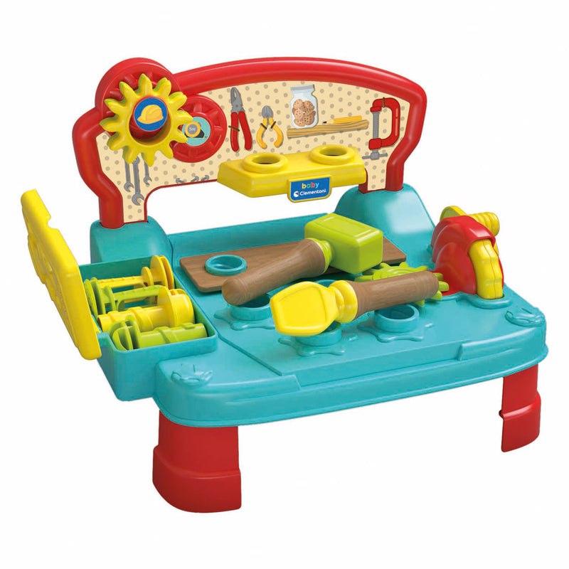 Afbeelding laden in galerijviewer, Clementoni baby - montessori werkbank met houten elementen