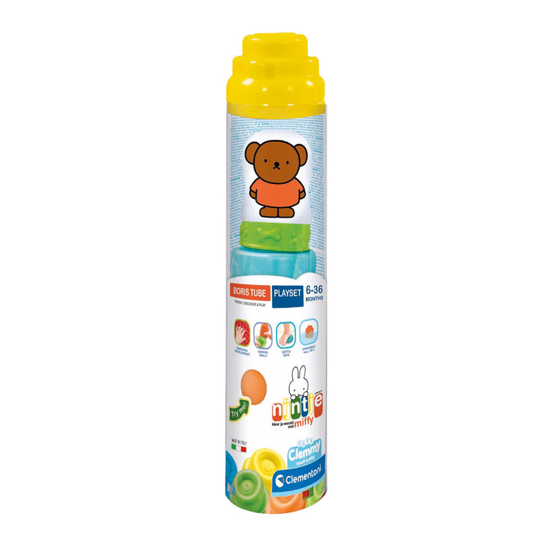 Load image into Gallery viewer, Clementoni baby - nijntje boris clemmy soft blokken in koker, 5dlg.