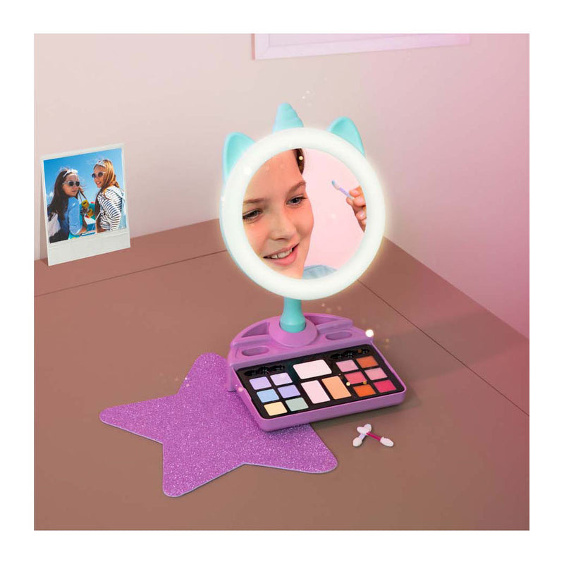 Afbeelding laden in galerijviewer, Clementoni crazy chic - lichtspiegel - make-up spiegel voor kinderen - make-up bewaren - vanaf 6 jaar