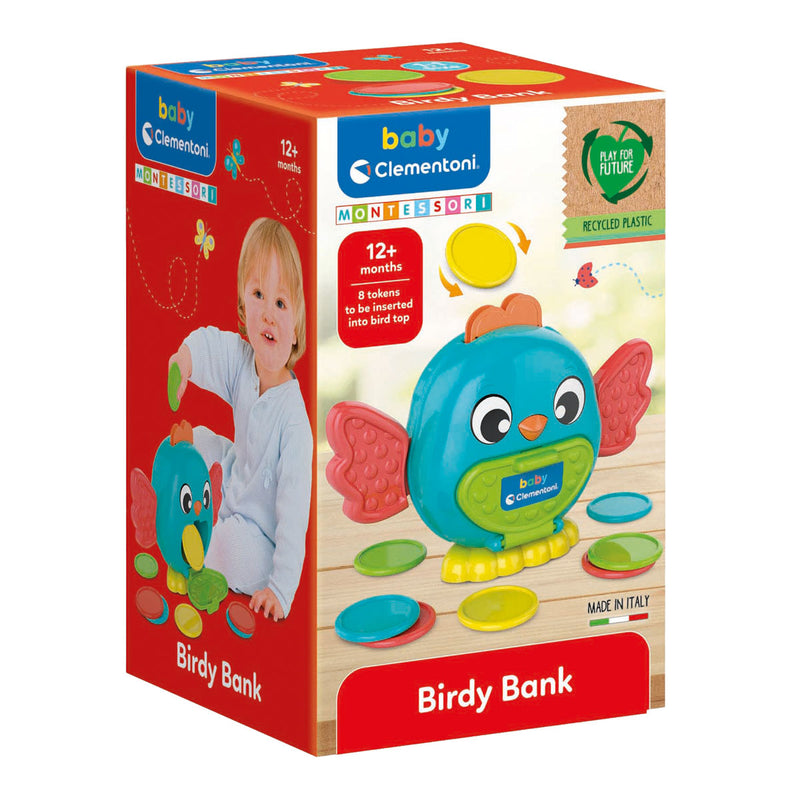 ギャラリービューアに画像をロードする, Clementoni baby vogel bank met munten, 9dlg.