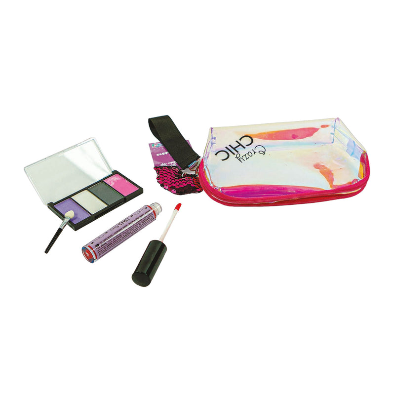 Afbeelding laden in galerijviewer, Clementoni crazy chic make-up tas lip met make-up