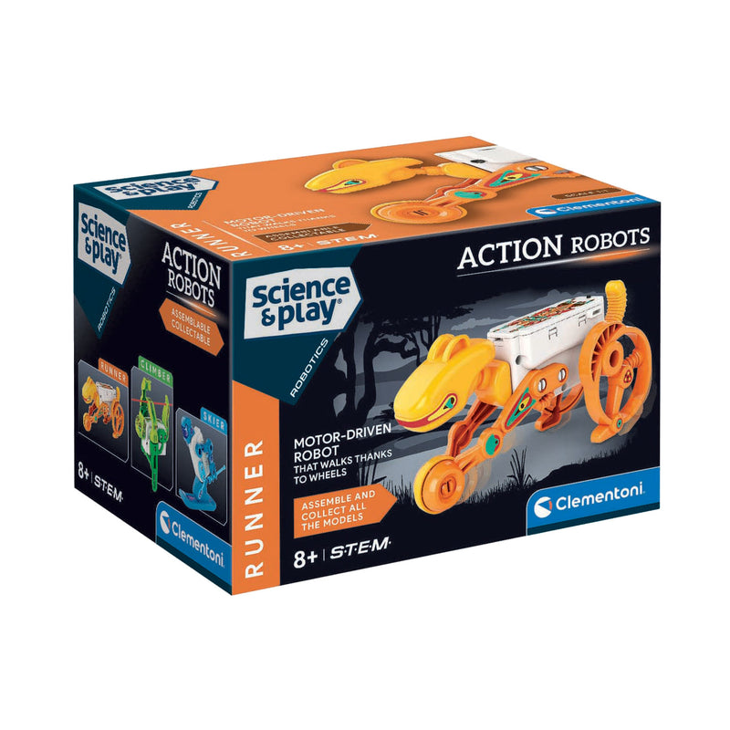 ギャラリービューアに画像をロードする, Clementoni wetenschap en spel action robots - runner