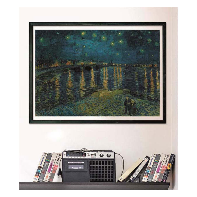 Load image into Gallery viewer, Clementoni legpuzzel kunstwerken sterrennacht boven de rhône, 1000st.