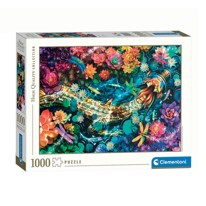 Load image into Gallery viewer, Clementoni legpuzzel kunstwerken koi rivier, 1000st.