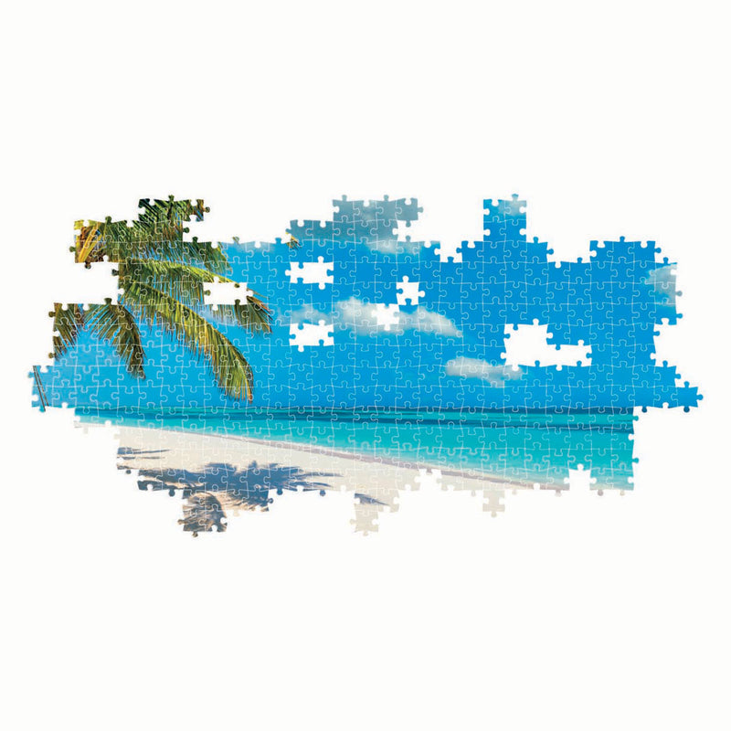 Load image into Gallery viewer, Clementoni panoramapuzzel schommelen bij de oceaan, 1000st.