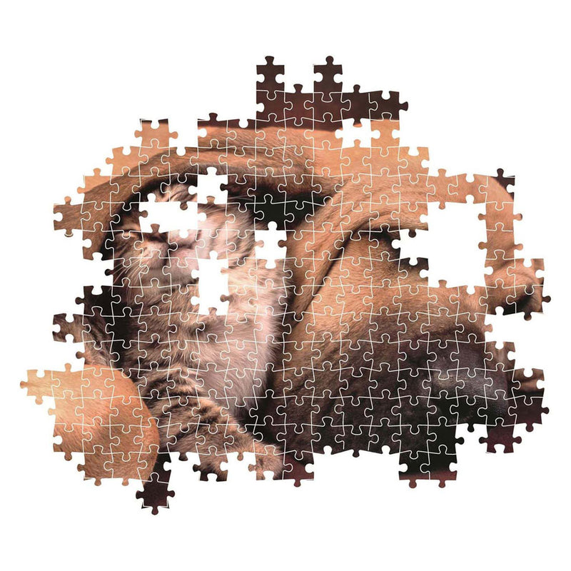 Afbeelding laden in galerijviewer, Clementoni legpuzzel hond en kat, 500st.