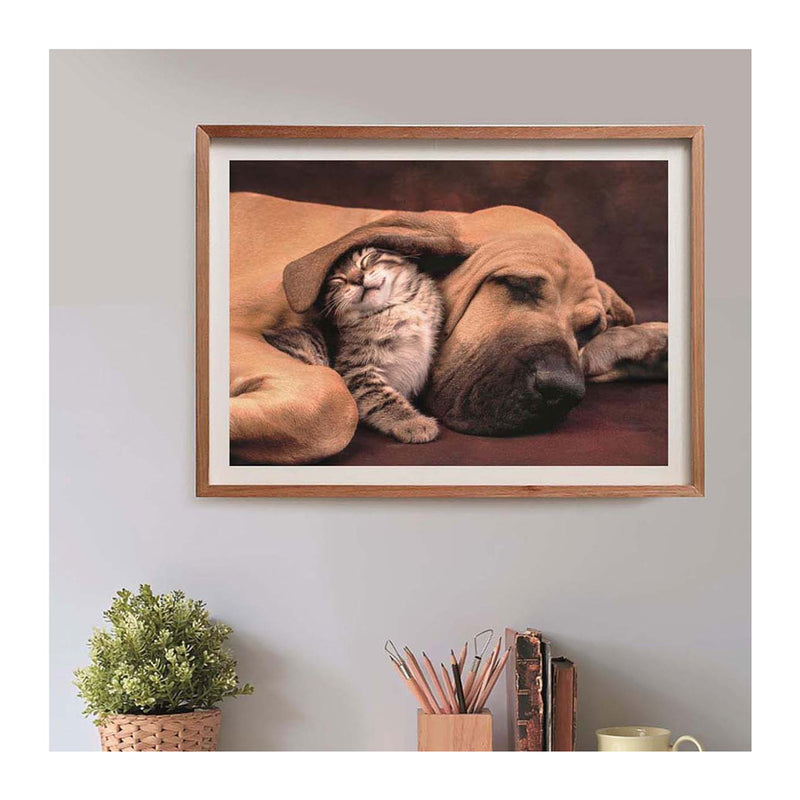 Load image into Gallery viewer, Clementoni legpuzzel hond en kat, 500st.